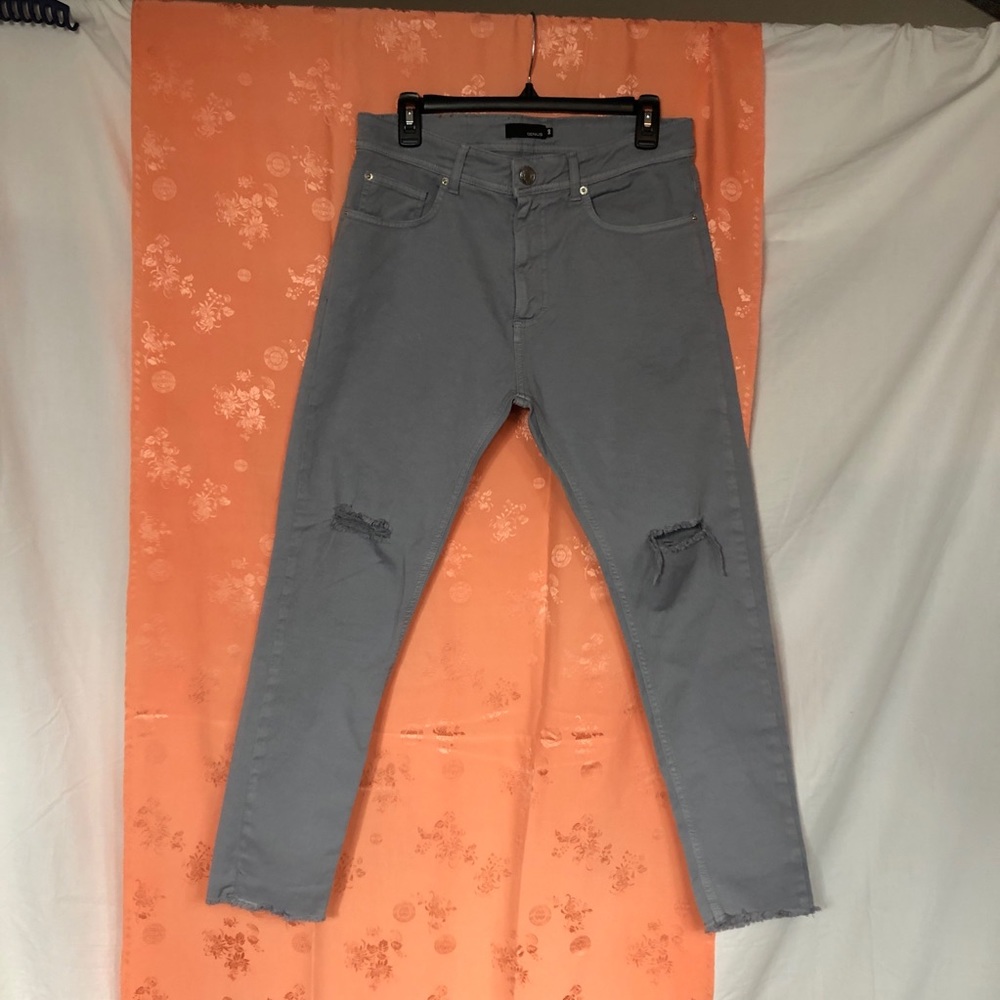 Genius pants gray size 30 loose fit street wear made in Italy